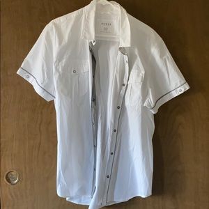 Guess slim fit short sleeve button up